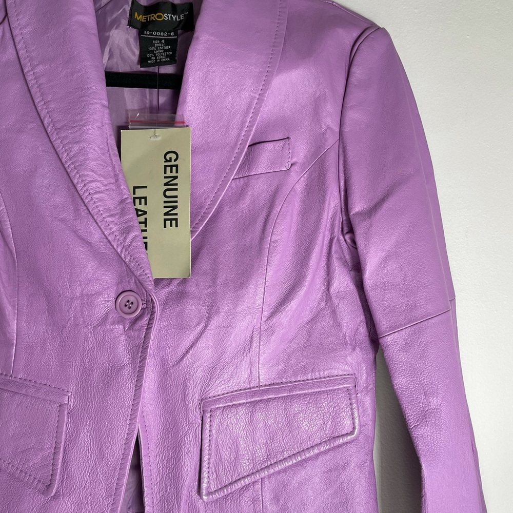 Metro Style- Genuine Leather Jacket